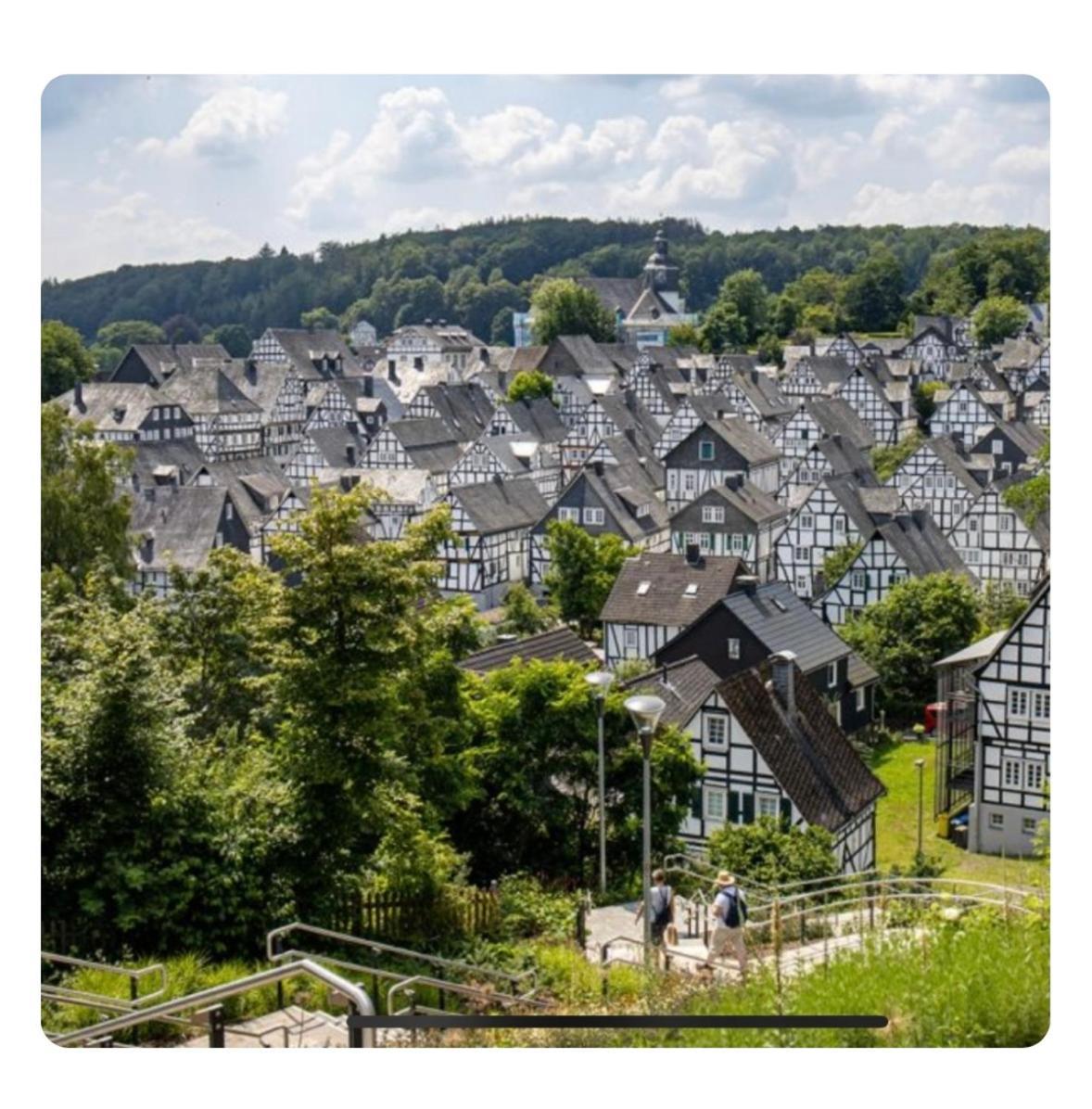 Ferienwohnung " Zum Flecker Haeuschen" In Der Altstadt Freudenberg 弗罗伊登贝格 外观 照片