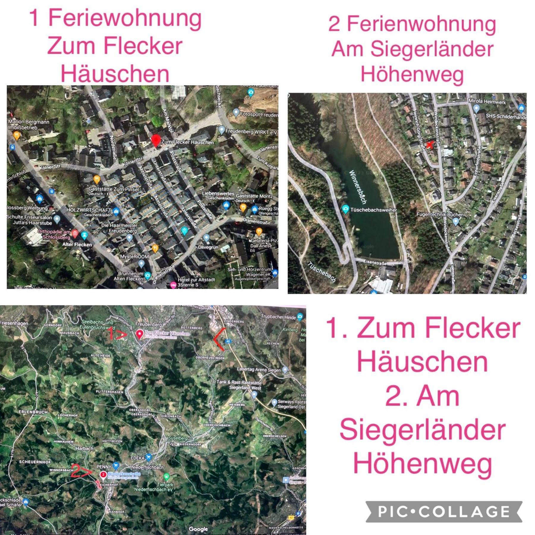 Ferienwohnung " Zum Flecker Haeuschen" In Der Altstadt Freudenberg 弗罗伊登贝格 外观 照片